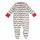 Frugi - Baby Overall LOVELY Babygrow mit Fsse und Klappbndchen l Alphabet Train