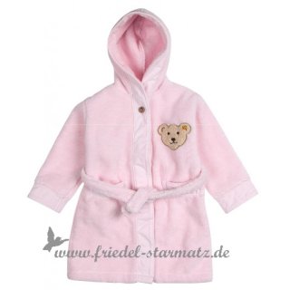 Steiff - Kinderbademantel l barely pink|rose